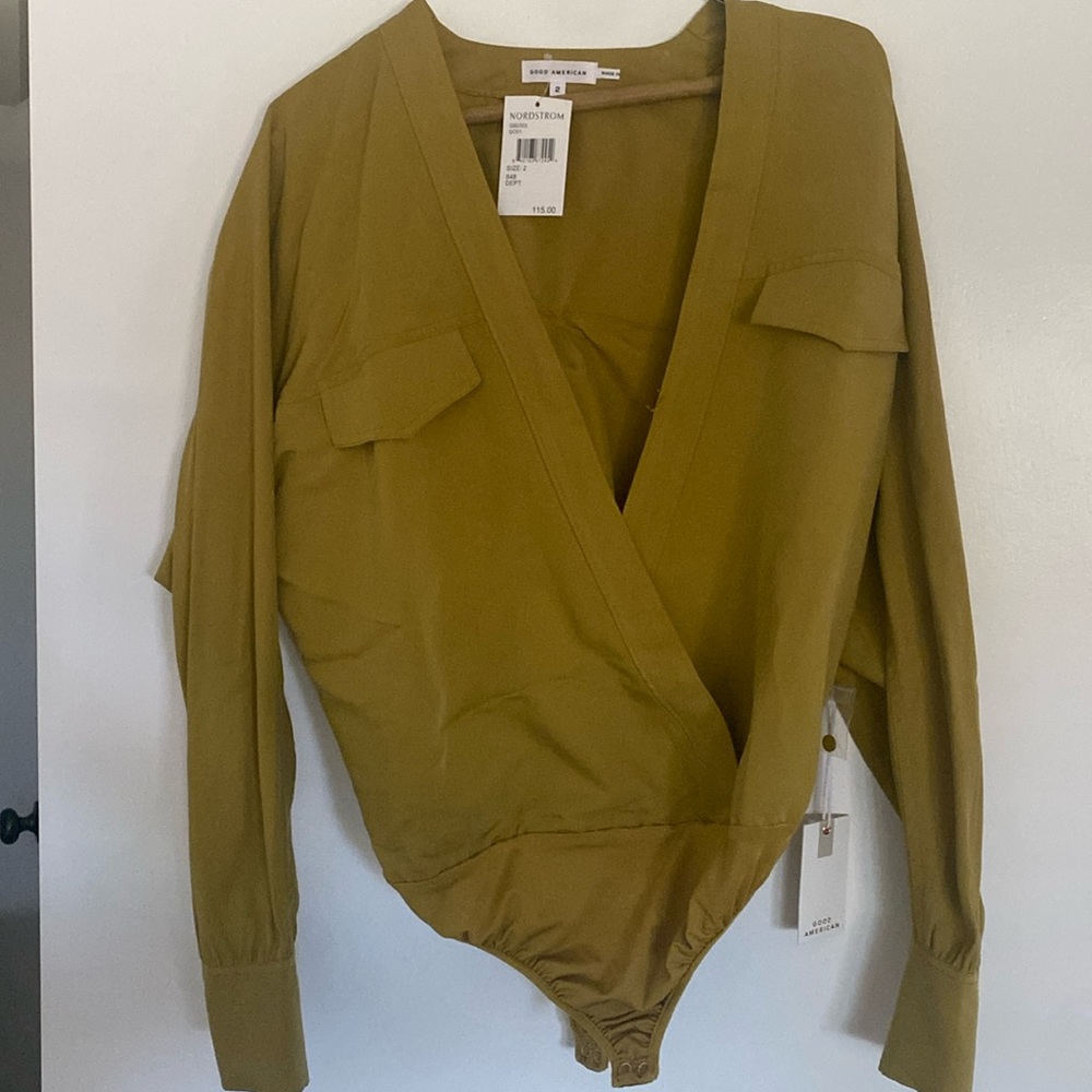 Good American bodysuit blouse
